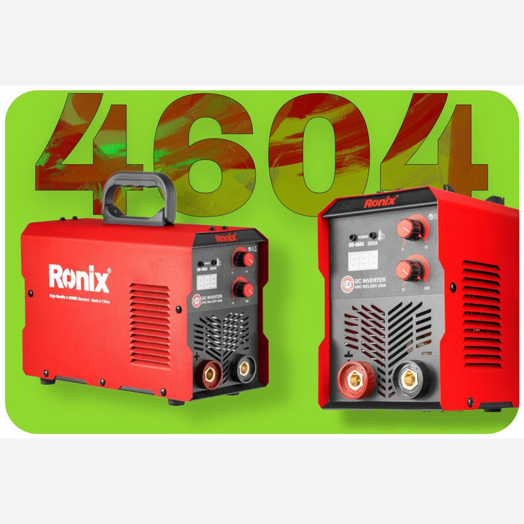 اینورتر جوشکاری 200 آمپر توربو فن پلاس رونیکس 4604 مدل RH-4604 باکارت گارانتی 40 ماهه رونیکس
