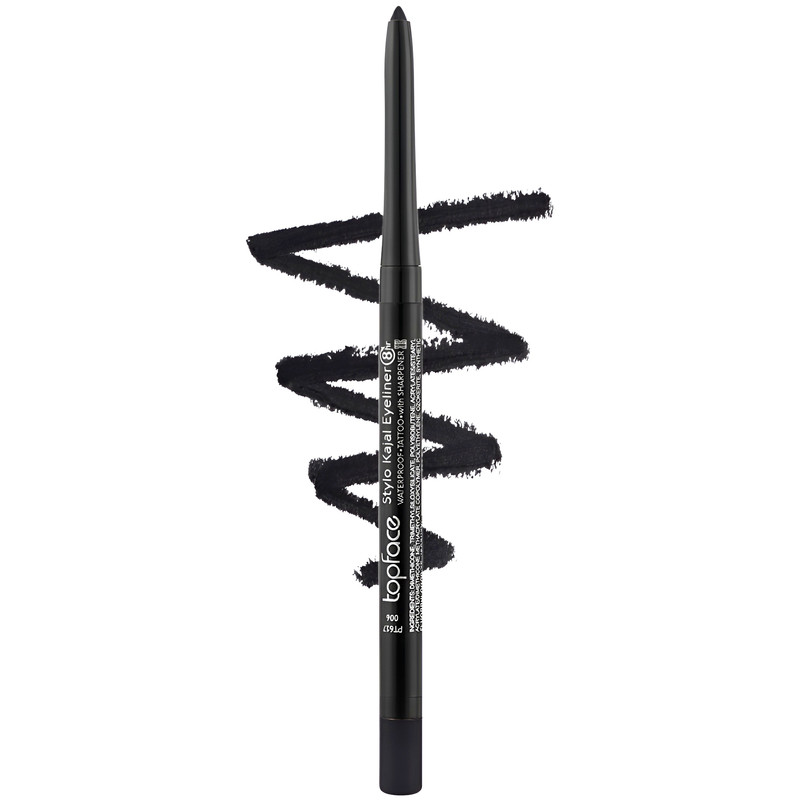 مداد چشم تاپ فیس مدل STYLO KAJAL رنگ مشکی کد 001