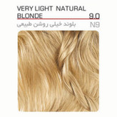 رنگ مو آرکانوم شماره N9 9/0 حجم 100 میلی لیتر رنگ بلوند خیلی روشن طبیعی