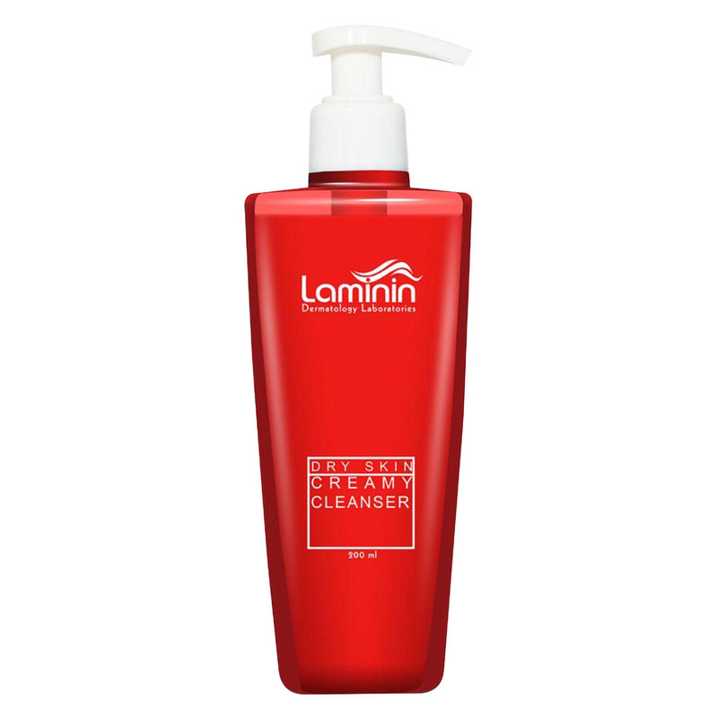کرم ژل پاک کننده لامینین مدل Dry And Sensitive حجم 200 میلی لیتر