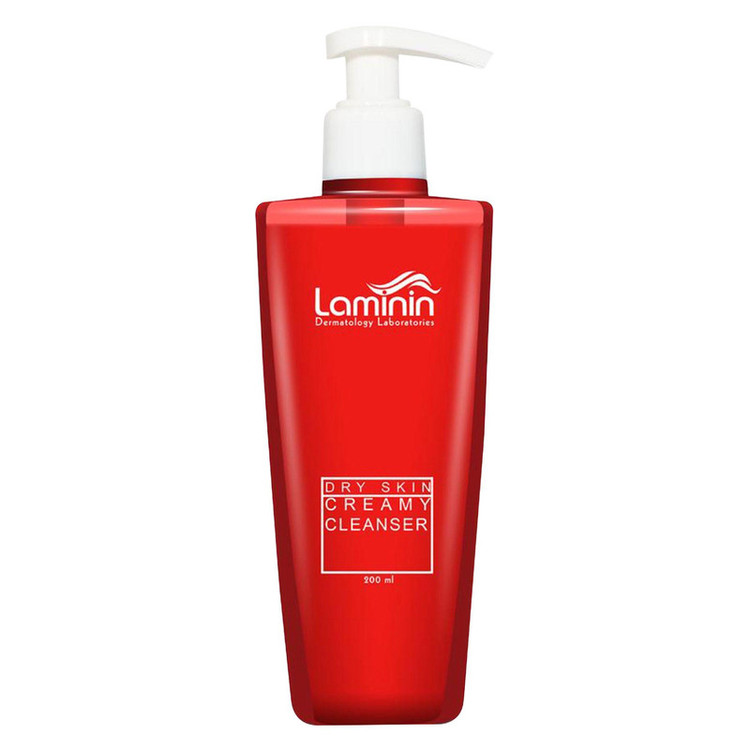 کرم ژل پاک کننده لامینین مدل Dry And Sensitive حجم 200 میلی لیتر
