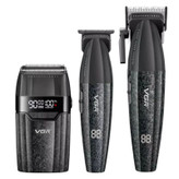 ماشین اصلاح موی سر و صورت شارژی وی جی ار مدل V-640 s3 مجموعه 3 عددی