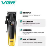 ماشین اصلاح موی سر و صورت شارژی وی جی ار مدل V-196 & 996 مجموعه 2 عددی