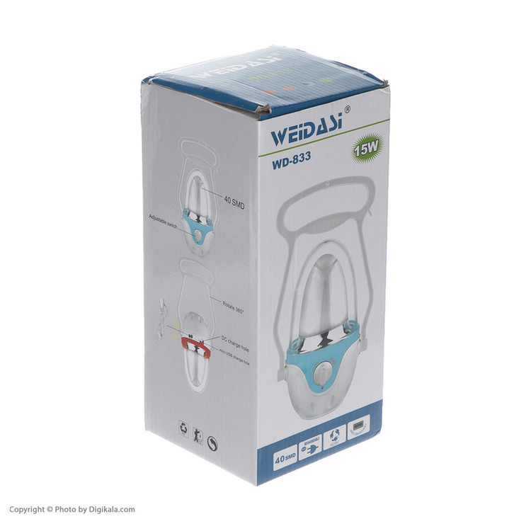 چراغ فانوسی ویداسی مدل WD-833 کد 01