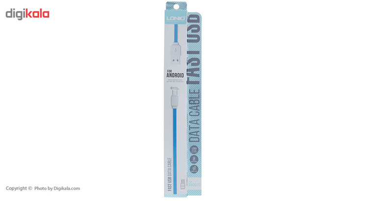کابل تبدیل USB به microUSB الدینیو مدل XS-07 طول 1 متر