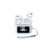 هدفون بلوتوثی ریمکس مدل CozyPods W30N دارای نویز کنسلینگ فعال (ANC)، درگاه شارژ USB Type-C، دارای نمایشگر روی صفحه محفظه شارژ