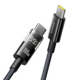 کابل تبدیل USB-C بیسوس مدل Display 2 Fast Charging طول 2 متر