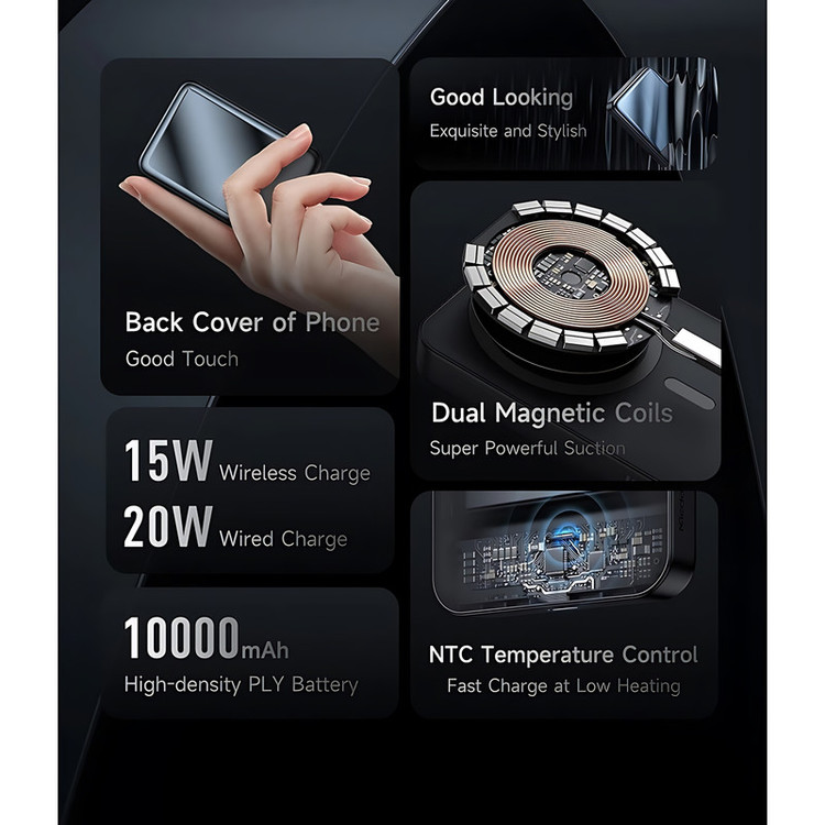 پاوربانک مک دودو مدل MC-4261 20W ظرفیت 10000 میلی آمپرساعت