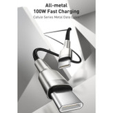 کابل تبدیل USB-C به USB-C باسئوس مدل CATJK-D01 طول 2 متر