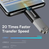 مبدل USB-C به USB 3.1 باسئوس مدل ZJJQ0000