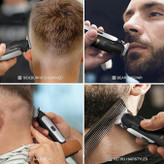 ماشین اصلاح موی سر و صورت دی اس پی مدل 90846 با تیغه استیل ضد زنگ، اصلاح صفر زن و خط زن، برش مستقیم، نمایش وضعیت باتری، باتری قابل شارژ، مدت زمان شارژ 90 دقیقه، استفاده 50 دقیقه، شانه سایز 1/2/3