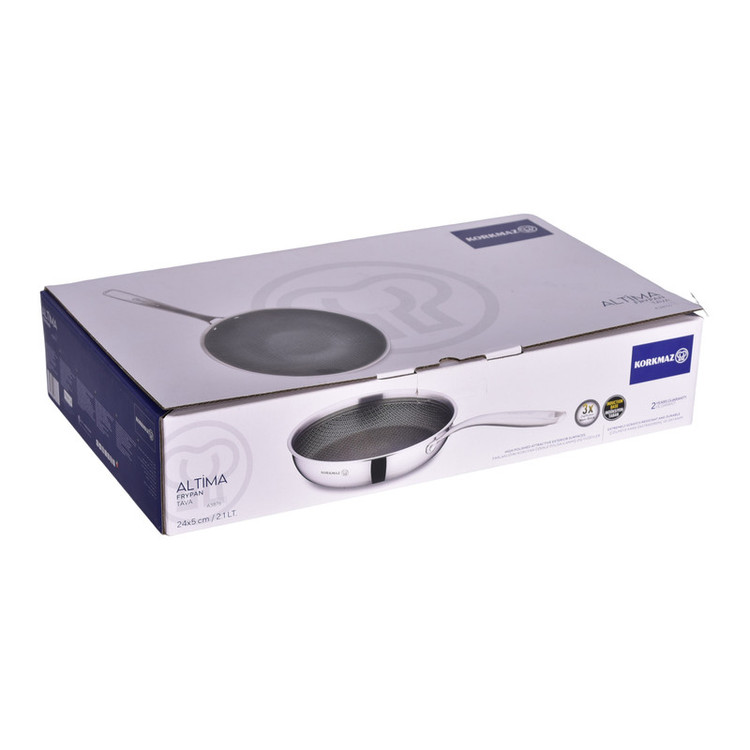 تابه استیل کرکماز طرح Altima کد 3876 سایز 24