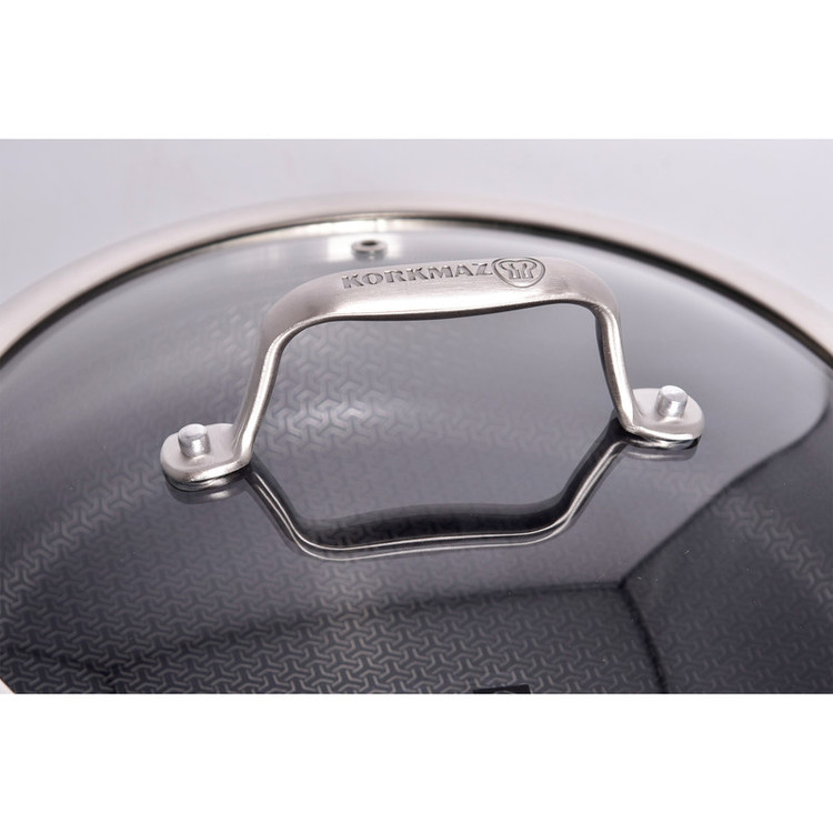 قابلمه استیل کرکماز طرح Altima کد 3870 سایز 16