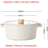 قابلمه نیوفلیم مدل FIKA-STOCKPOT سایز 24