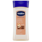لوسیون بدن وازلین مدل Cocoa Body Oil حجم 200 میلیلیتر، حاوی ویتامین E و عصاره کره کاکائو، مناسب پوست خشک و حساس