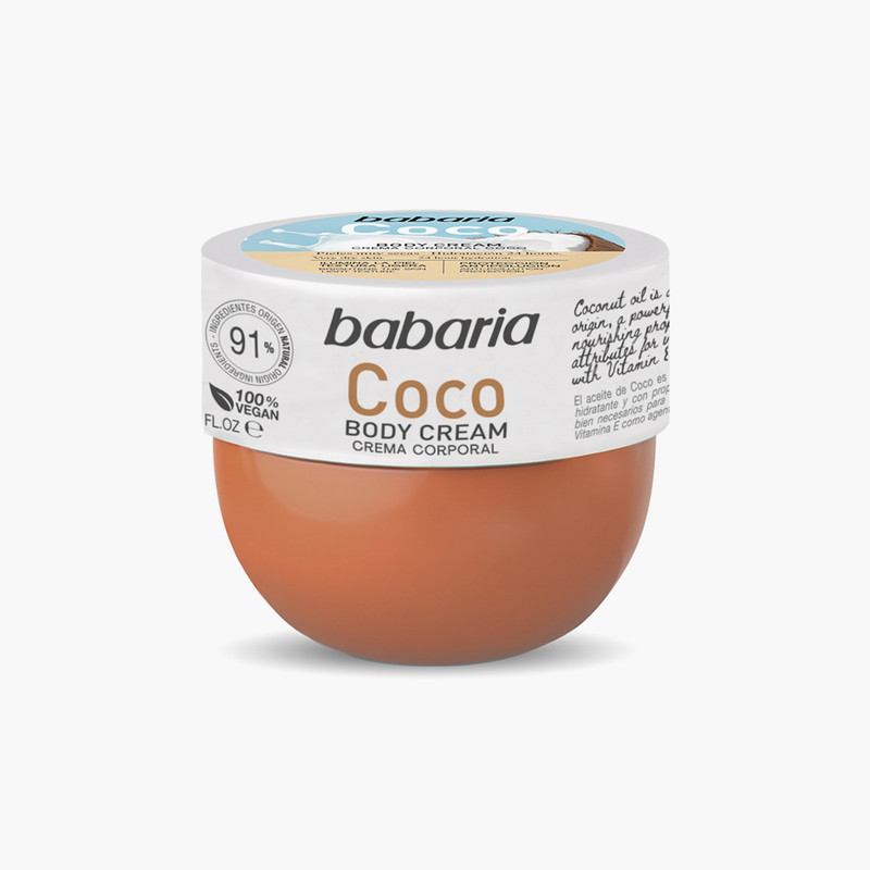کرم بدن باباریا  مدل coco حجم 400 میلی لیتر