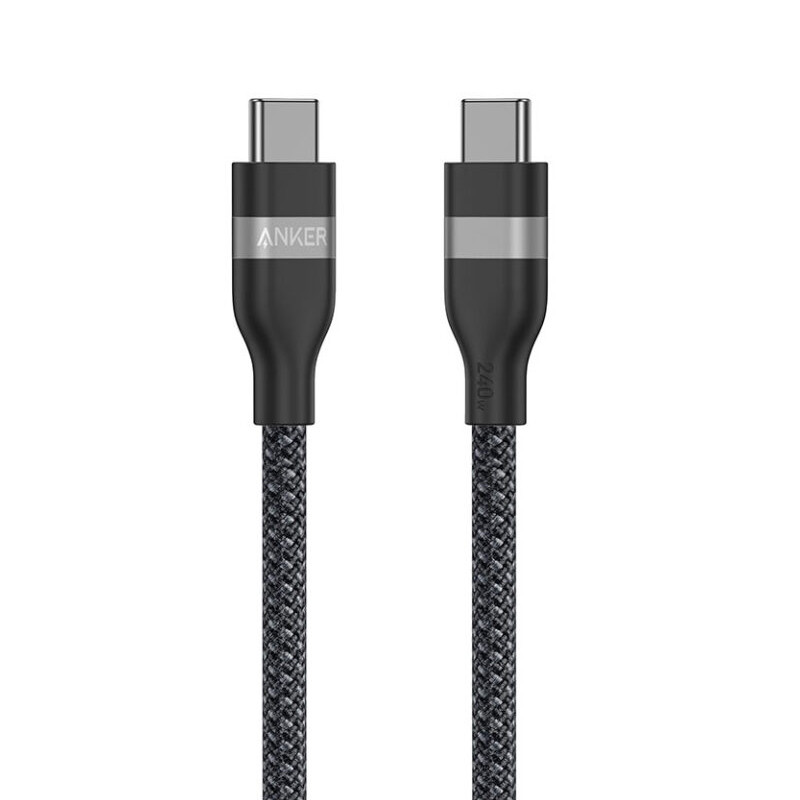 کابل تبدیل USB-C به USB-C انکر مدل A82E2 طول 1.8 متر با توان 240 وات