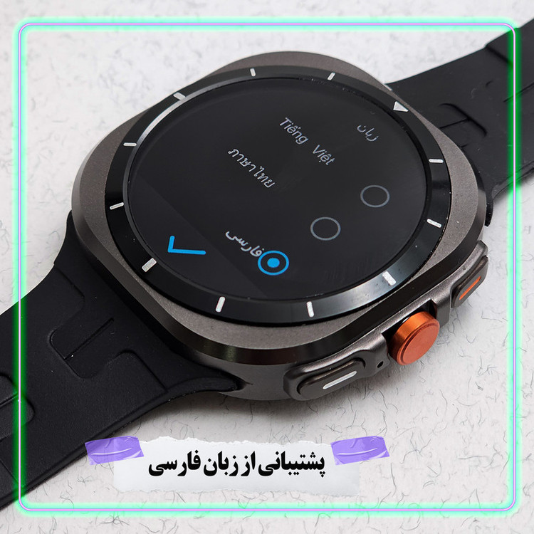 ساعت هوشمند 47 میلی متر وونک مدل VS1 با بند سیلیکونی