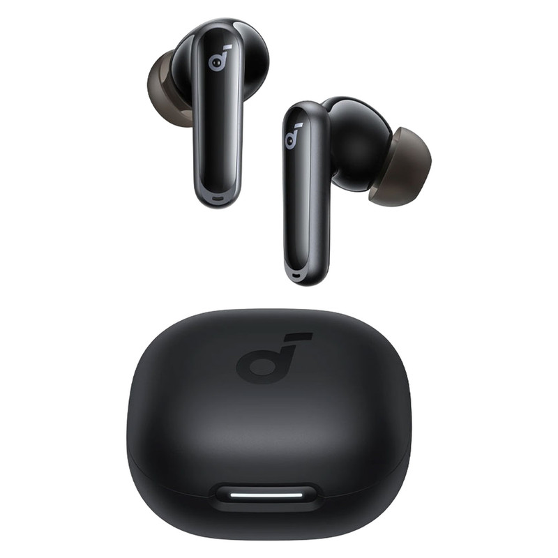 هدفون بلوتوثی انکر مدل Soundcore P40i با نویز کنسلینگ فعال (ANC)، نویز کنسلینگ (ENC)، درگاه شارژ USB Type-C، دارای 6 میکروفون داخلی با بهرهگیری از هوش مصنوعی، پشتیبانی از فرمان لمسی، مقاوم در برابر آب