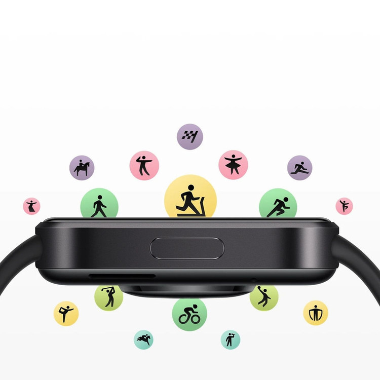 ساعت هوشمند 44 میلیمتری شیائومی مدل Redmi Watch 6 Active با بند سیلیکونی، سازگار با اندروید 8.0 به بالا و iOS 14.0 به بالا