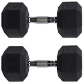 دمبل مدل Hexagonal وزن 15 کیلوگرم بسته 2 عددی