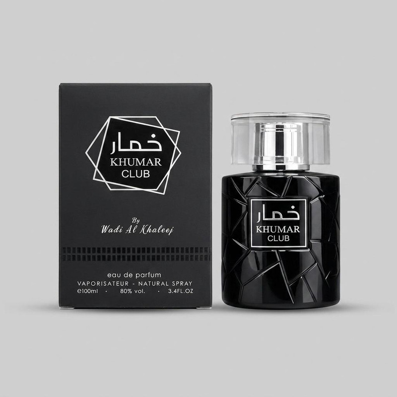 ادوپرفیوم وادی الخلیج مدل خمار کلاب با رایحه تلخ، خنک حجم 100 میلی‌لیتر