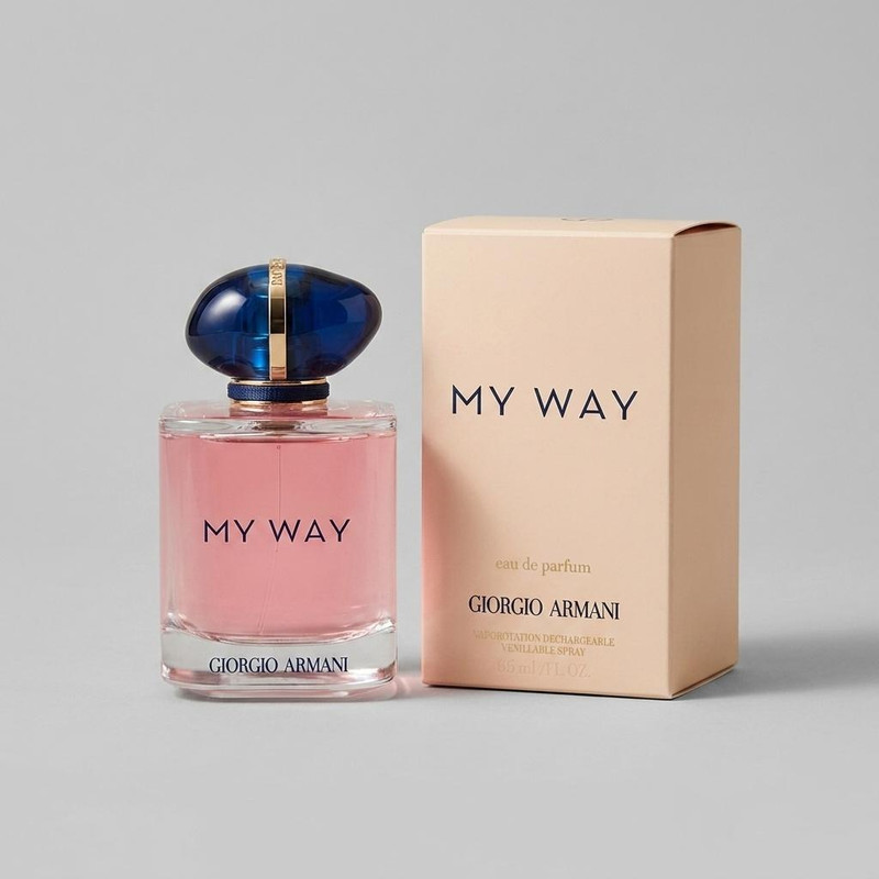ادوپرفیوم زنانه مدل MY WAY با رایحه معتدل حجم 100 میلی‌لیتر
