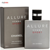ادو پرفیوم مردانه شانل مدل Allure Homme Sport Eau Extreme حجم 100 میلی لیتر