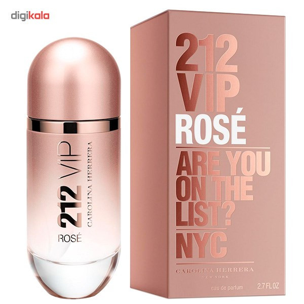 ادو پرفیوم زنانه کارولینا هررا مدل 212VIP Rose حجم 80 میلی لیتر