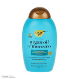 شامپو تقویت کننده و ترمیم کننده مو او جی ایکس مدل Argan Oil مناسب برای موهای آسیب دیده حجم 385 میلی لیتر