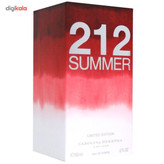 ادو تویلت زنانه کارولینا هررا مدل 212 Summer حجم 60 میلی لیتر
